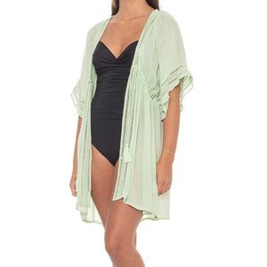 NEW O'Neill Wilder Cover-Up Dress - Short Sleeve 100% viscose/catton blend 168sn